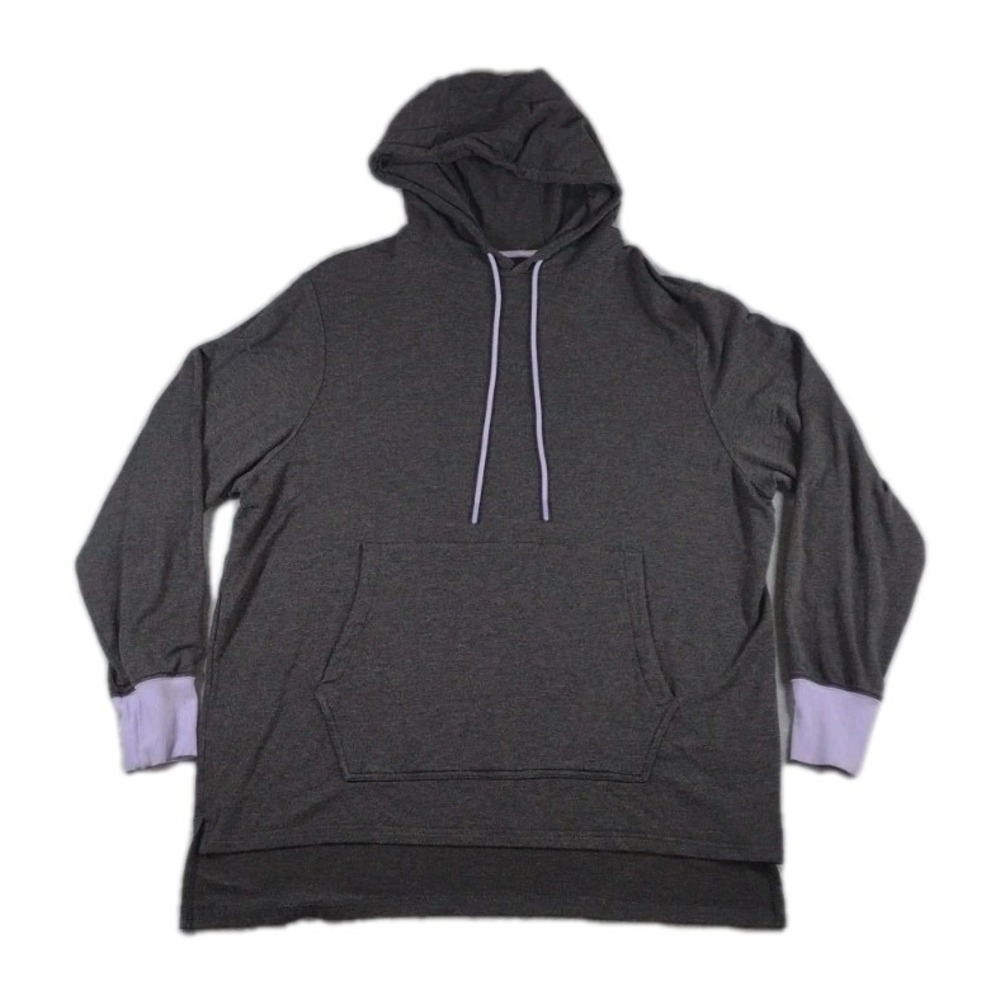 Jambys House Hoodie Unisex Sz Large Soft Stretch Lightweight Breathable Gray